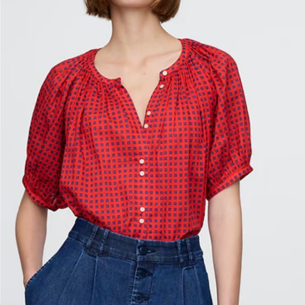 Gap x Doen NWT gingham top